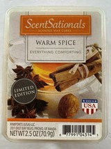 Limited Edition Scent Sationals 2.5 oz Wax Cubes WARM SPICE Made in USA - £7.77 GBP