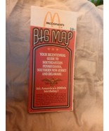 McDonalds Big Map &amp; Advertisement Bicentennial Guide to SE PA &amp; NJ 1976 ... - $23.29 CAD