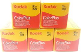 5 Rolls Of Kodak Colorplus 200 Asa 36 Exposure - £51.16 GBP
