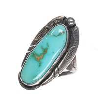 sz7 Vintage Native American sterling Royston turquoise ring - £137.20 GBP