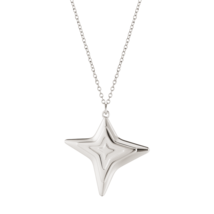 2021 Georg Jensen Christmas Ornament Four Point Star Silver - New - £14.86 GBP