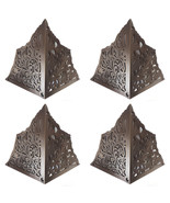 lot of Solid Brass Corner Protector Furniture 5&quot; inches Vintage Corner G... - $109.41 CAD+