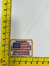 Sinnissippi Fall Camporee BSA Vintage US Flag Patch 1969 - $29.70