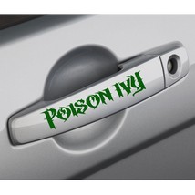 set of two fun decorative stickers for car, bicycle decals poison ivy - £7.10 GBP