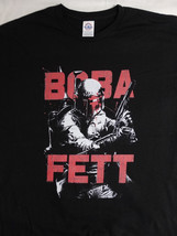 Star Wars Boba Fett Hero Bounty Hunter Holding Gun T-Shirt - £3.91 GBP