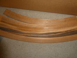 Vintage HO Scale Lot of 8 Tru Scale Wood Curved Roadbed 28" Radius Circl... - $24.75