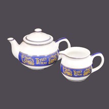 Tetley Teas two-cup | tea-for-two teapot with matching creamer. - $114.43