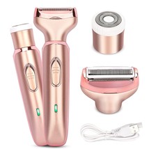 Professional 2 in 1 Women Epilator Electric Razor Hair Removal Painless Face Sha - £18.49 GBP