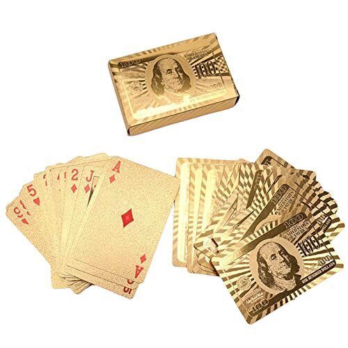 Primary image for Unique Golden Playing Cards/Poker Cards | Waterproof PVC Premium Plastic