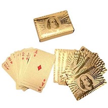 Unique Golden Playing Cards/Poker Cards | Waterproof PVC Premium Plastic - £10.52 GBP