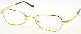 Neuf DESIL DE01601 Or Rempli Lunettes Monture 51-19-135mm Fabriqué en Italie - $164.90