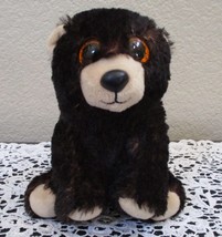 Ty Velvety Boos Kodi The Bear Big Orange Sparkle Eyes NO TAG - £13.28 GBP