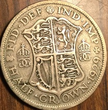 1929 Uk Gb Great Britain Silver Half Crown Coin - £7.61 GBP