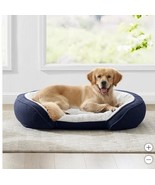 Kirkland Signature Dog Bed Cat Pet Dark Blue Navy Orthopedic Sloped Support - $1,363.59 MXN