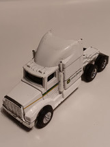 ERTL White John Deere Tractor Semi Truck 10 Wheel Diescast &amp; Plastic 5&quot; Length  - $7.69