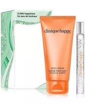 Clinique A Little Happiness Fragrance Happy Spray &amp; Body Cream 2 Pc Gift Set NIB - $19.30