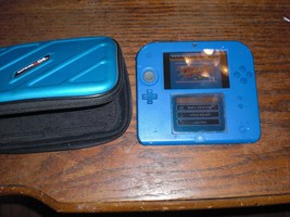 Nintendo 2DS Game Console FTR-001  Blue Tested Working, No Charger inc 2... - $74.25