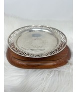 Vintage Frank M. Whiting Pierced Sterling Silver Pedestal Dish 124G - $174.99