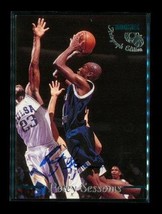 Vintage 1995 Classic Rookies Autograph Basketball Card Petey Sessoms Monarchs - £7.90 GBP