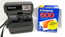 Vintage Polaroid One Step Close Up Instant Camera w/ NEW Polaroid 600 Film Pack - £25.73 GBP