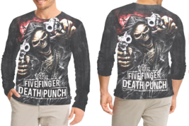 5 finger death punch T-Shirt Long Sleeve For Men - £17.08 GBP