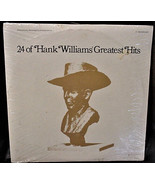 HANK WILLIAMS - 24 OF HANK WILLIAMS&#39; GREATEST HITS  2 LP Vinyl Record Al... - $329.00