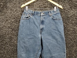 Vintage Levi 550 Jeans Women 12 Mis M Blue Relaxed Fit Tapered Leg 90s Y... - $13.08