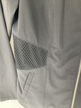 Zenergy Chicos Size O Black Zip Up Long Sleeve Workout Jacket Mesh Accent - £25.70 GBP