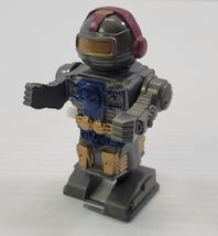 *B9) Vintage Wind Up Walking Plastic Robot Sci-Fi Space Toy - $19.79