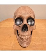 Seasonal Visions 7&quot; Light Up Halloween Skull Head Prop Animated Eyes WORKS - $1,852.35 MXN