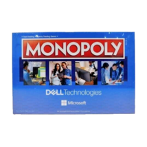 NEW Monopoly Dell Technologies Microsoft Board Game Factory Sealed HASBRO USA - £135.45 GBP