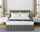 Merax Queen Size Upholstered Platform Bed with a Hydraulic Storage Syste... - $833.99