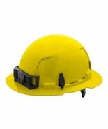 Milwaukee Tool 48-73-1223 Full Brim Yellow Full Brim Vented Hard Hat W/6Pt - $32.05 CAD