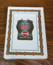 VTG Harley Davidson &quot;The Reunion 90 Years&quot; 1903 - 1993 Playing Cards Dec... - $6.92