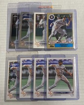 Jeremy Pena 8 Rookie Card Lot Topps Chrome RC Parallel Houton Astros - £7.63 GBP