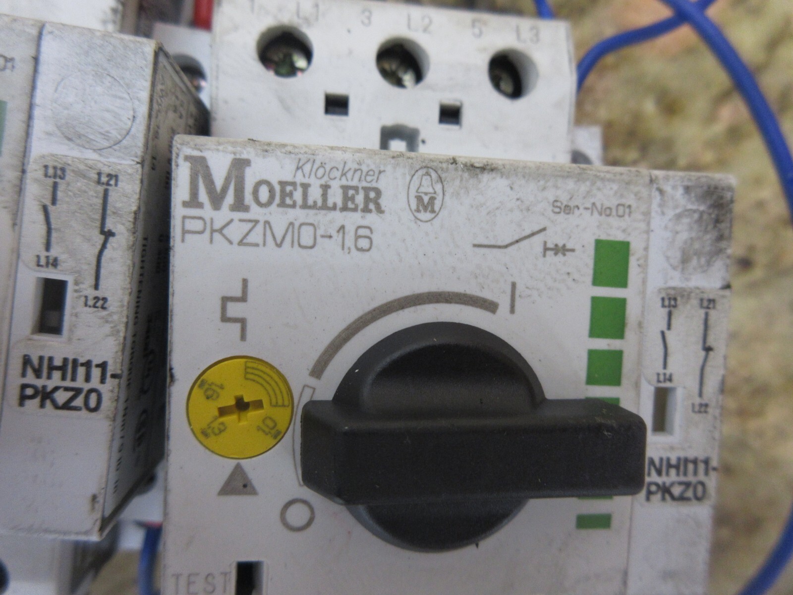 KLOCKER MOELLER Avviatore Di Motore PKZMO-1.6 Lotto Di 2 Pezzi Item image 3