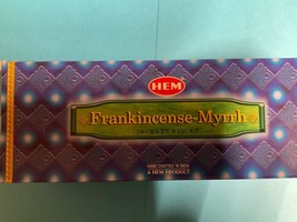 Hem Incense Sticks. 120ct Box Frankincense &amp; Myrrh - £9.61 GBP