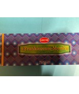 HEM Incense Sticks.  120ct box FRANKINCENSE & MYRRH - $13.25