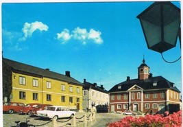Postcard Porvoo Borga Suomi Finland Old Town Hall &amp; Museum Square 4 x 6 - £2.83 GBP