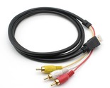 Hdmi To Rca Cable 1080P 5Ft Hdmi Male To 3-Rca Video Audio Av Cable Conn... - $17.99