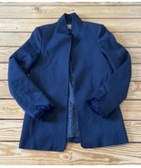 Zadig &amp; Voltaire Women’s Open front Blazer suit jacket size 34 Blue BF - £108.28 GBP