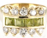 Diamond Women&#39;s Cluster ring 14kt Yellow Gold 371442 - £567.56 GBP