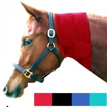 Horse Red NECK SWEAT NEOPRENE Wrap Cover Tack 52018 - $21.77