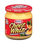 2 Jars Kraft CHeeZ WHIZ Original Chese Dip Sauce Nacho Philly Steak 15 o... - $58.49 CAD