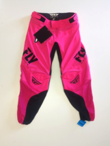 Fly Racing Motocross ATV Women's Lite Pants Neon Pink &amp; Black Size 26, 3... - $61.19