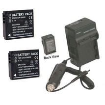 TWO NP-70 NP70 Batteries + Charger for Fuji FujiFilm FinePix F20 F20SE F40 F40fd - £20.52 GBP