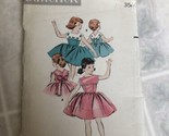 Vintage Butterick #8545 Pattern Uncut Size 6 Dress With Square Capelet C... - $21.49