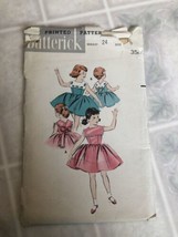 Vintage Butterick #8545 Pattern Uncut Size 6 Dress With Square Capelet C... - £16.86 GBP