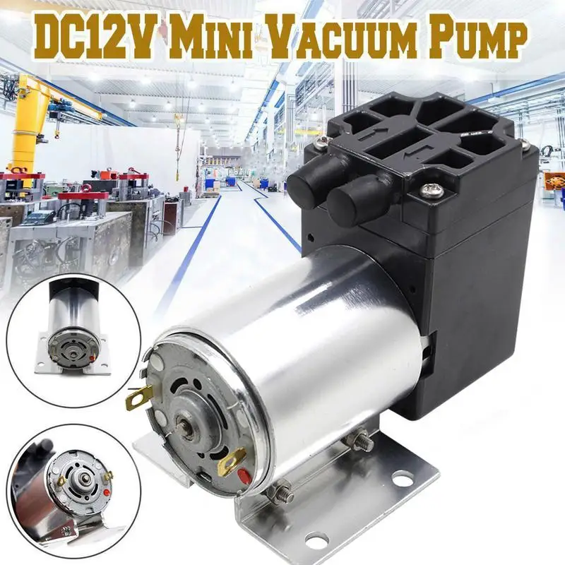 Low Noise Negative Pressure Suction Pump DC 12V 5L/M 120KPa Vacuum Pump Mini V - £21.15 GBP