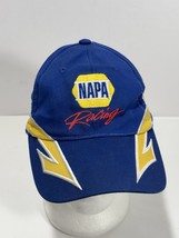 NAPA Racing Hat Mens Blue Yellow Lightning Bolt Vtg Toyota NASCAR Employ... - $14.60